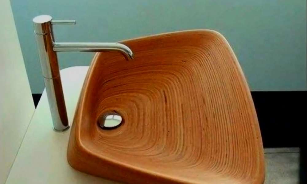 Wood Basin Sink