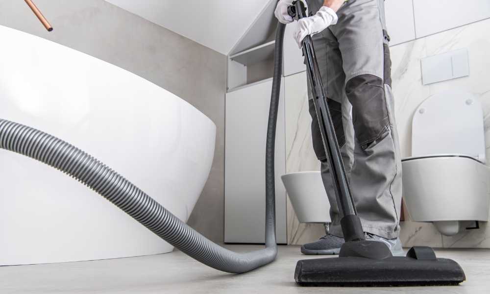 Vacuum everything to clean