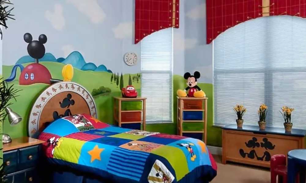 Why Decorate The Room With Mickey Mouse