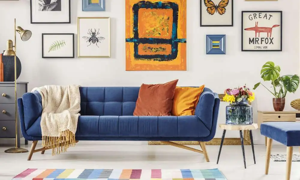 Navy Blue Sofa Living Room Ideas