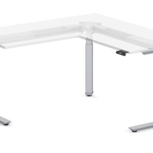 3-Stage Height-Adjustable L-Shape Desk