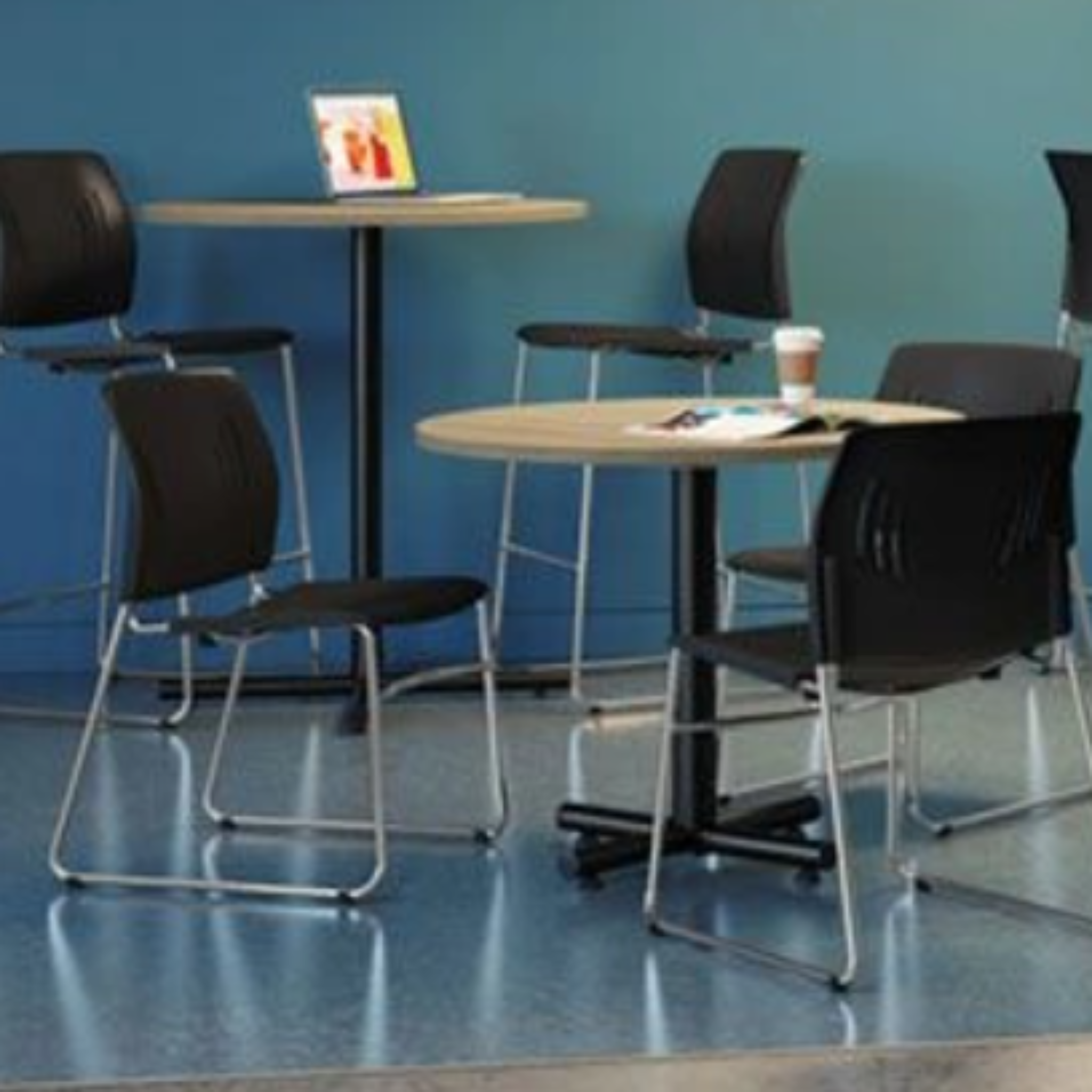 Agenda Plus Sled-Base Stacking Chair - Image 2
