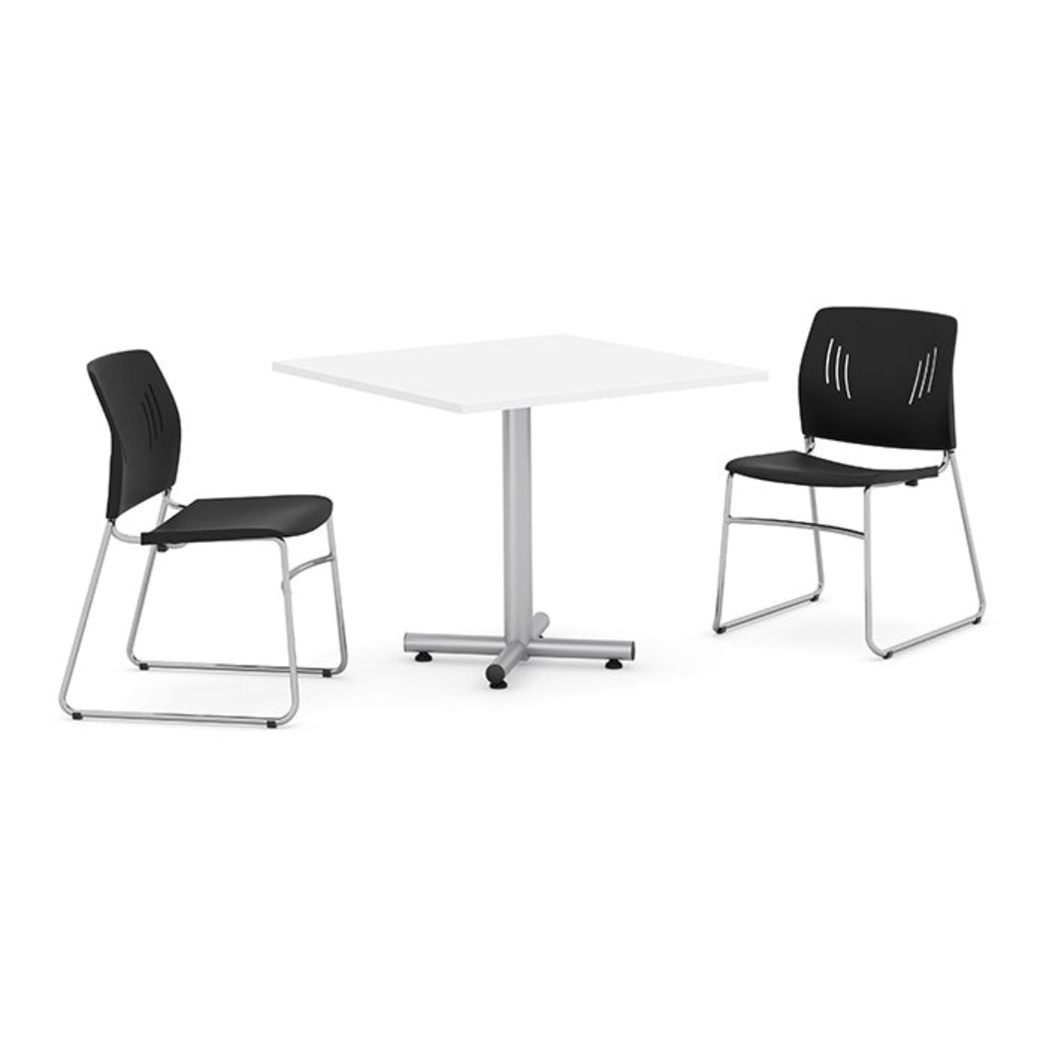 Agenda Plus Sled-Base Stacking Chair - Image 3