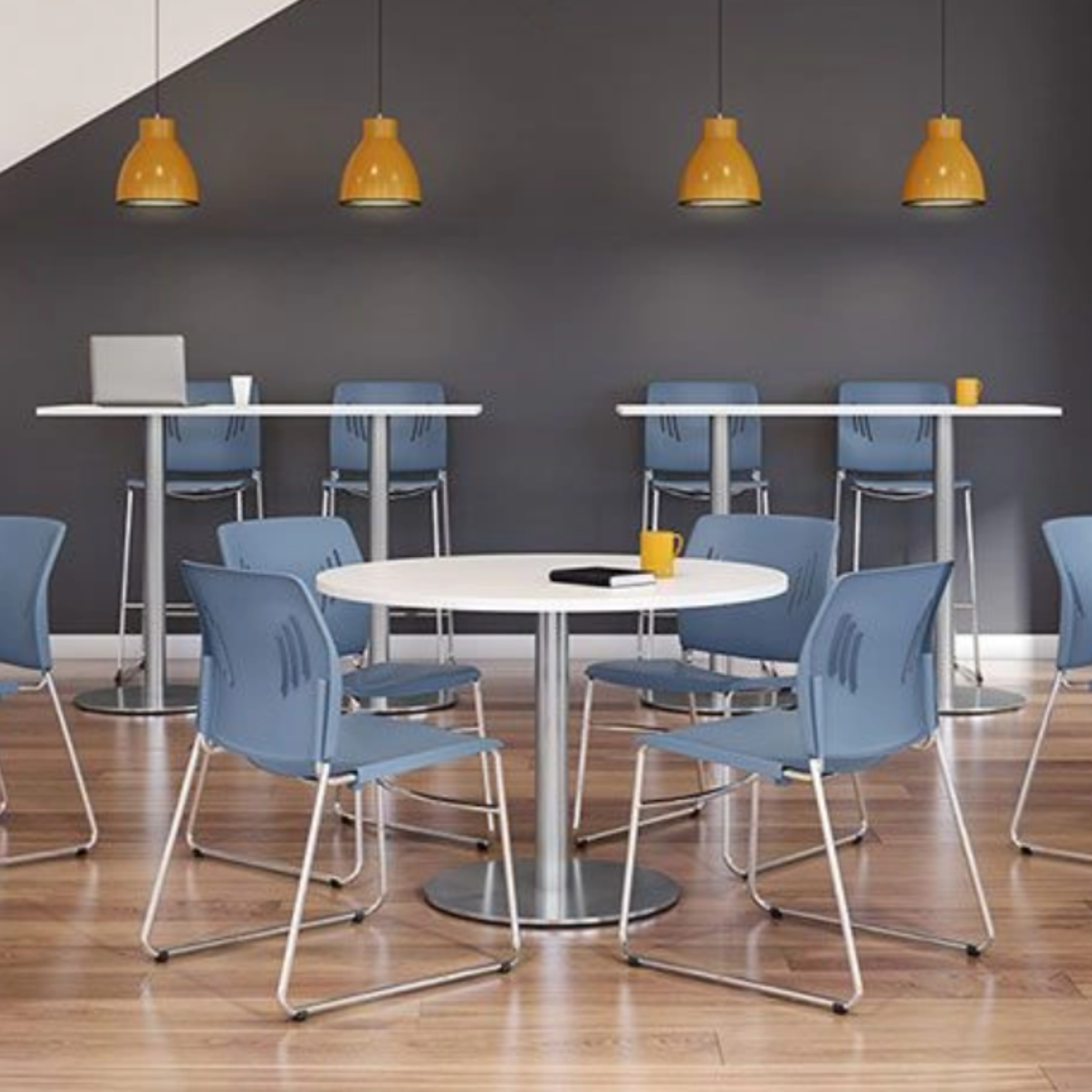 Agenda Plus Sled-Base Stacking Chair - Image 6